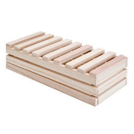 Pudełka do Prezentacji Drewniane 21,6x10,2x6cm (30 Sztuk)