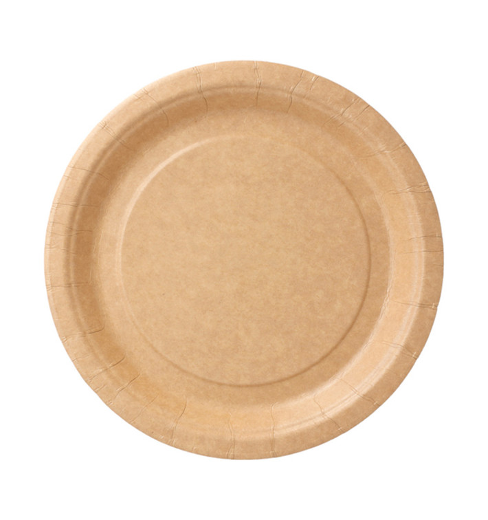 Talerz Papierowe Biocated Naturalne Ø18cm (20 Sztuk) Talerz Papierowe Biocated Naturalne Ø18cm (20 Sztuk)