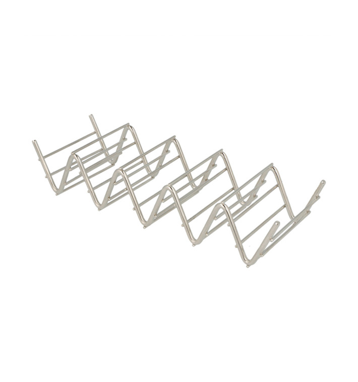 Stojak na Kanapki Snackholder Stal 197x64x38mm (1 Sztuk) Stojak na Kanapki Snackholder Stal 197x64x38mm (1 Sztuk)