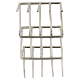 Stojak na Kanapki Snackholder Stal 118x51x37mm (12 Sztuk)