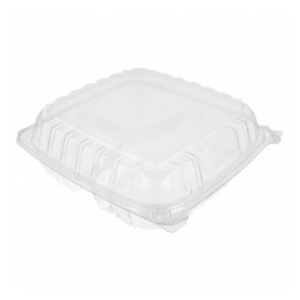 Miski z Pokrywką na Zawiasie OPS 3 C. "Clear Seal" 4070ml (100 Sztuk)