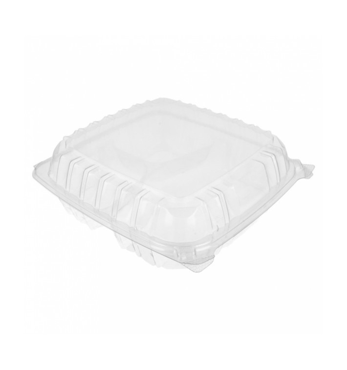 Miski z Pokrywką na Zawiasie OPS 3 C. "Clear Seal" 4070ml (200 Sztuk) Miski z Pokrywką na Zawiasie OPS 3 C. "Clear Seal" 4070ml (200 Sztuk)