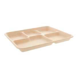 Tacki Trzciny Cukrowej 5C Naturalne 265x215x20mm (50 Sztuk)