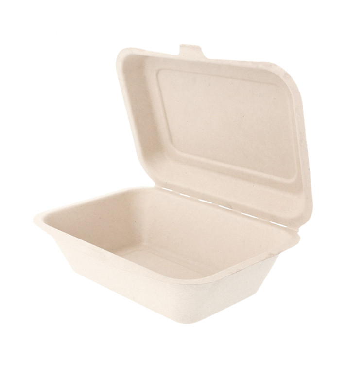 Opakowania MenuBox Trzciny Cukrowej 136x182x64mm (50 Sztuk)