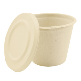 Pokrywka do Miski 425ml Trzciny Cukrowej Naturalne Ø95mm (50 Sztuk)