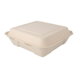 Opakowania MenuBox Trzciny Cukrowej 225x225x75mm (50 Sztuk)