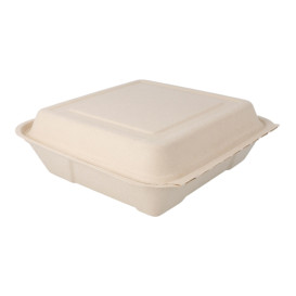 Opakowania MenuBox Trzciny Cukrowej 225x225x75mm (50 Sztuk)