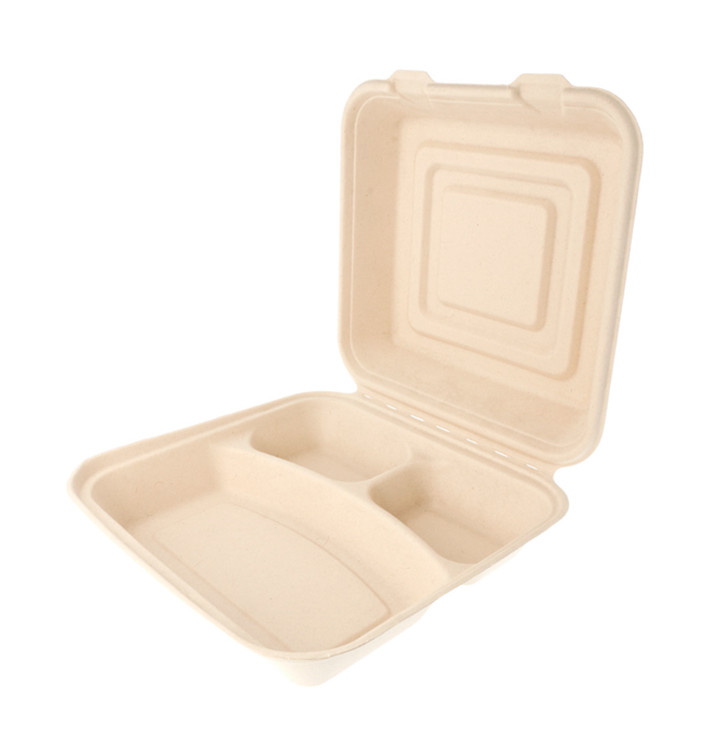 Opakowania MenuBox Trzciny Cukrowej 3C 250x250x75mm (50 Sztuk) Opakowania MenuBox Trzciny Cukrowej 3C 250x250x75mm (50 Sztuk)