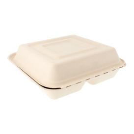 Opakowania MenuBox Trzciny Cukrowej 3C 250x250x75mm (50 Sztuk)