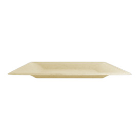 Talerz Kwadratowi Trzciny Cukrowej Naturalne 262x262mm (50 Sztuk)