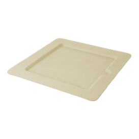 Tacki z Talerzem Trzciny Cukrowej Naturalne 20cm (50 Sztuk)