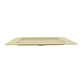 Tacki z Talerzem Trzciny Cukrowej Naturalne 20cm (50 Sztuk)