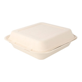 Opakowania MenuBox Trzciny Cukrowej Naturalne 20x20x7,5cm (50 Sztuk)