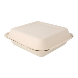 Opakowania MenuBox Trzciny Cukrowej Naturalne 20x20x7,5cm (50 Sztuk)