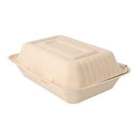 Opakowania MenuBox Trzciny Cukrowej Naturalne 225x165x64mm (50 Sztuk)