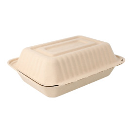Opakowania MenuBox Trzciny Cukrowej Naturalne 225x165x64mm (50 Sztuk)