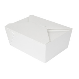 Pudełko kartonowe na żywność na wynos 19,7x14x9cm 2880ml (50 Sztuk) 