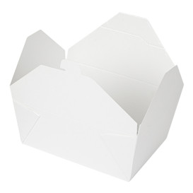 Pudełko kartonowe na żywność na wynos 19,7x14x9cm 2880ml (50 Sztuk) 