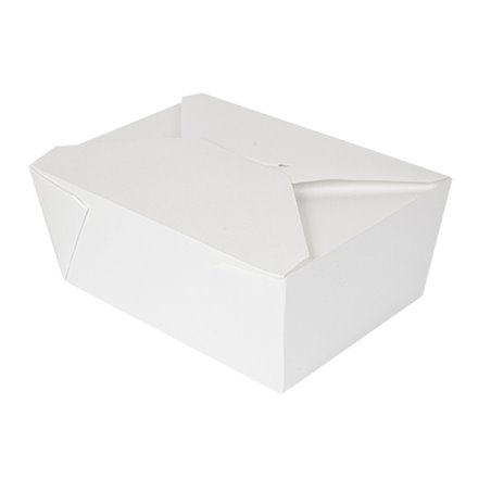 Pudełko kartonowe na żywność na wynos 19,7x14x9cm 2880ml (200 Sztuk)
