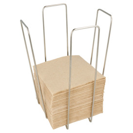 Pierścień na Serwetki z Drutu Srebrnego 18x18x19,4cm (1 Sztuk) 