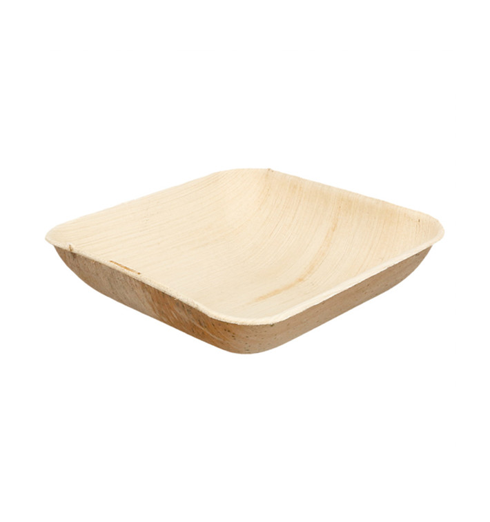 Miski Liści Palmowych 15x15x4cm (25 Sztuk) Miski Liści Palmowych 15x15x4cm (25 Sztuk)