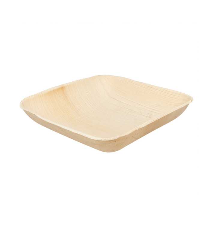 Miski Liści Palmowych 20x20x4cm (25 Sztuk) Miski Liści Palmowych 20x20x4cm (25 Sztuk)