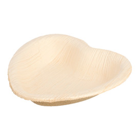 Talerz Serce Liści Palmowych 10x10x1,5cm (200 Sztuk)
