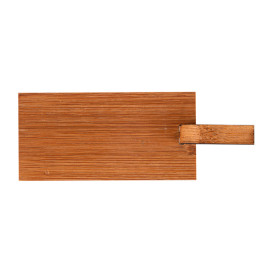Mini Łopata Bambusowe Naturalne z Pokrywką 10x5 cm (100 Sztuk)