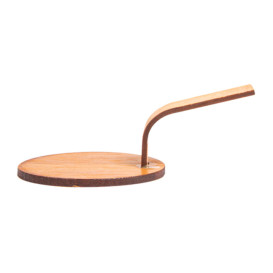 Mini Łopata Bambusowe Naturalne z Pokrywką Ø5 cm (100 Sztuk)