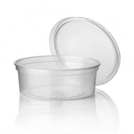Miski Plastikowe Przezroczyste PP 350 ml Ø11,5cm (50 Sztuk)