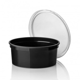 Miski Plastikowe Czarni PP 350ml Ø11,5cm (500 Sztuk)