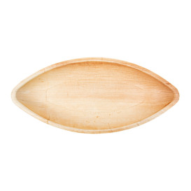Tacki Łódki Papierowe Liści Palmowych 30x13x5,5cm (25 Sztuk)