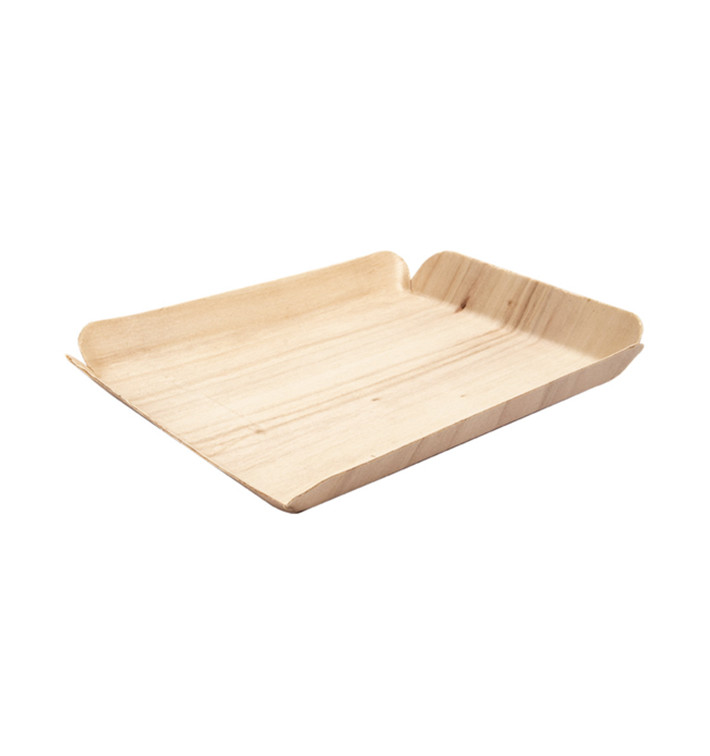 Tacki Łódki Drewniane Prostokątny 15x11,5x1,5 cm (50 Sztuk) Tacki Łódki Drewniane Prostokątny 15x11,5x1,5 cm (50 Sztuk)
