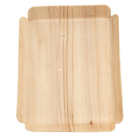Tacki Łódki Drewniane Prostokątny 15x11,5x1,5 cm (50 Sztuk)