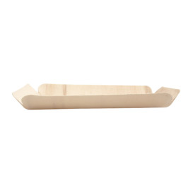 Tacki Łódki Drewniane Prostokątny 15x11,5x1,5 cm (50 Sztuk)