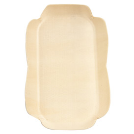 Tacki Łódki Drewniane Prostokątny 16,5x11x2 cm (50 Sztuk)