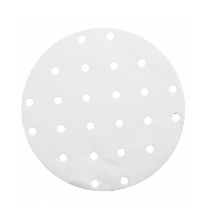 Greaseproof Paper for Bambu Steamer White Ø20 cm (250 Units) Greaseproof Paper for Bambu Steamer White Ø20 cm (250 Units)