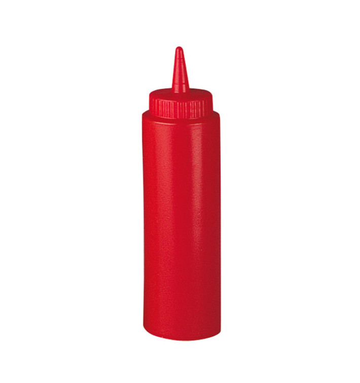 Dyspensery do Sosów Plastikowe Czerwerne 240ml (72 Sztuk) Dyspensery do Sosów Plastikowe Czerwerne 240ml (72 Sztuk)