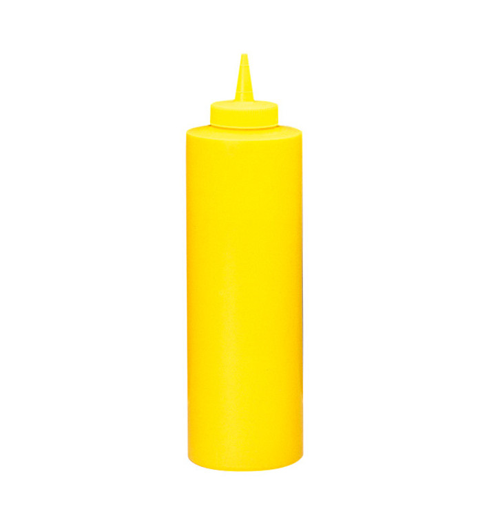 Dyspensery do Sosów Plastikowe Żółty 720ml (6 Sztuk) Dyspensery do Sosów Plastikowe Żółty 720ml (6 Sztuk)