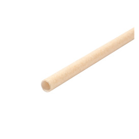 Słomki Prosto Papierowe Naturalne w Papierku Kraft Ø6mm 21cm (250 Sztuk)