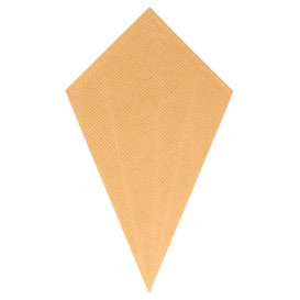 Rożek Falista Kraft 270mm 250g (600 Sztuk)