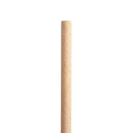 Słomki Prosto Papierowe Kraft Ø6mm 14cm (6.000 Sztuk)