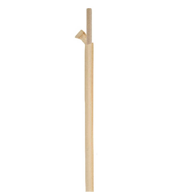 Słomki Prosto Papierowe Czarny w Papierku Kraft Ø8mm 20cm (3.000 Sztuk) Słomki Prosto Papierowe Czarny w Papierku Kraft Ø8mm 20cm (3.000 Sztuk)