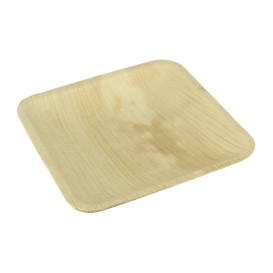 Talerz Kwadratowi Liści Palmowych 15x15cm (200 Sztuk)