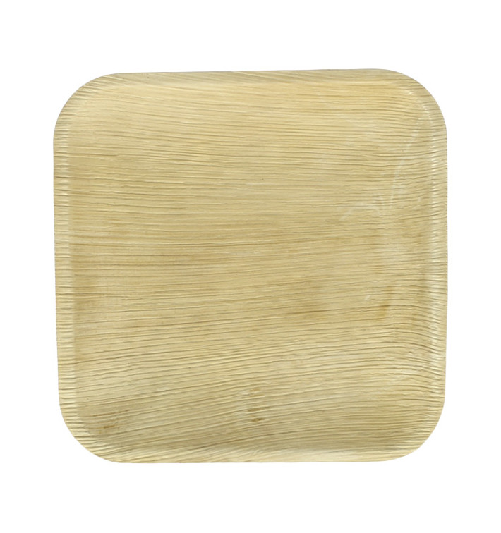 Talerz Kwadratowi Liści Palmowych 18x18cm (25 Sztuk) Talerz Kwadratowi Liści Palmowych 18x18cm (25 Sztuk)