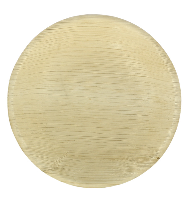 Miski Okrągły Liści Palmowych Ø18x3,5cm (25 Sztuk)