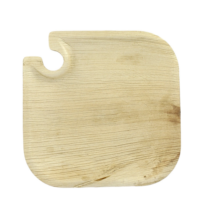 Talerz Liści Palmowych z Stojakiem 21x21x1,5cm (25 Sztuk) Talerz Liści Palmowych z Stojakiem 21x21x1,5cm (25 Sztuk)
