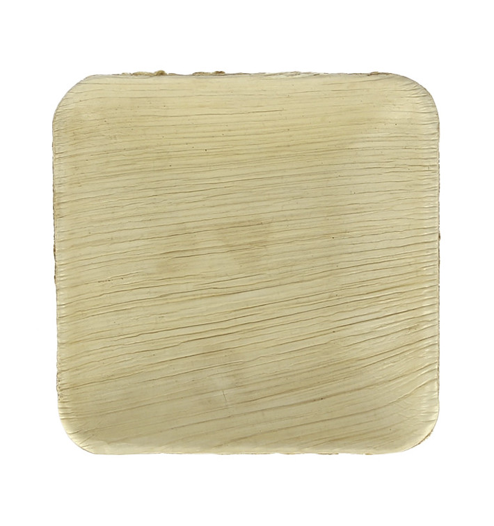 Mini Talerz Kwadratowi Liści Palmowych 10x10x2,5cm (25 Sztuk) Mini Talerz Kwadratowi Liści Palmowych 10x10x2,5cm (25 Sztuk)