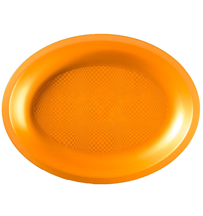 Tacki Owal Złote Round PP 255x190mm (250 Sztuk) Tacki Owal Złote Round PP 255x190mm (250 Sztuk)