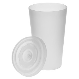 Wieczko Plaskiez z Krzyżykiem na Kubki Styropianowe 6Oz/7Oz i Kartonowe 6Oz Ø7,4cm (1000 Sztuk)